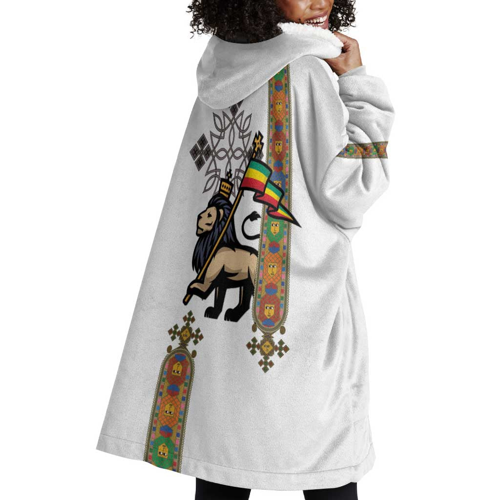 Ethiopia Saba Kemis Wearable Blanket Hoodie Lion Of Judah LT15