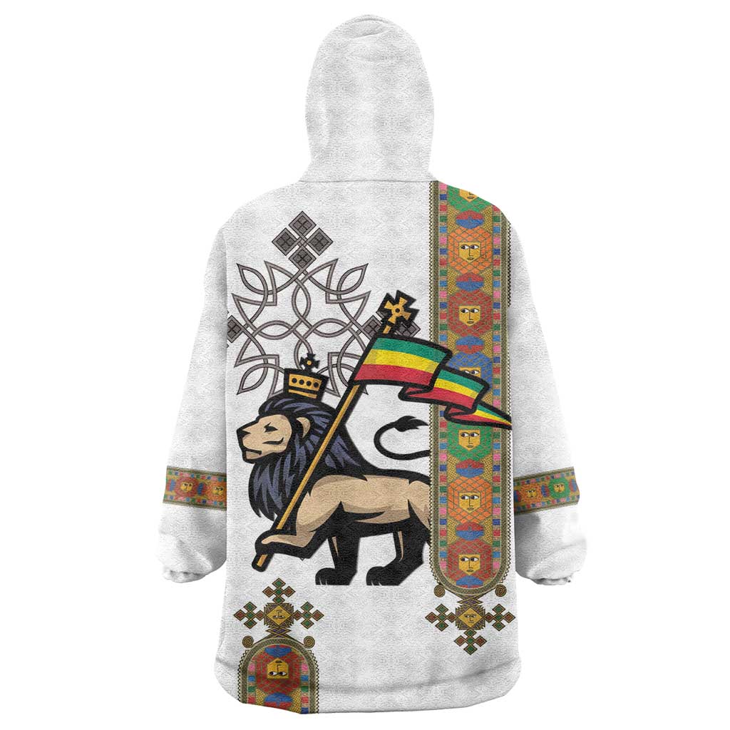 Ethiopia Saba Kemis Wearable Blanket Hoodie Lion Of Judah LT15