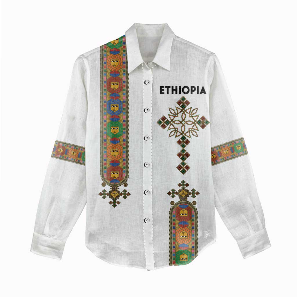 Ethiopia Saba Kemis Women Casual Shirt Lion Of Judah LT15