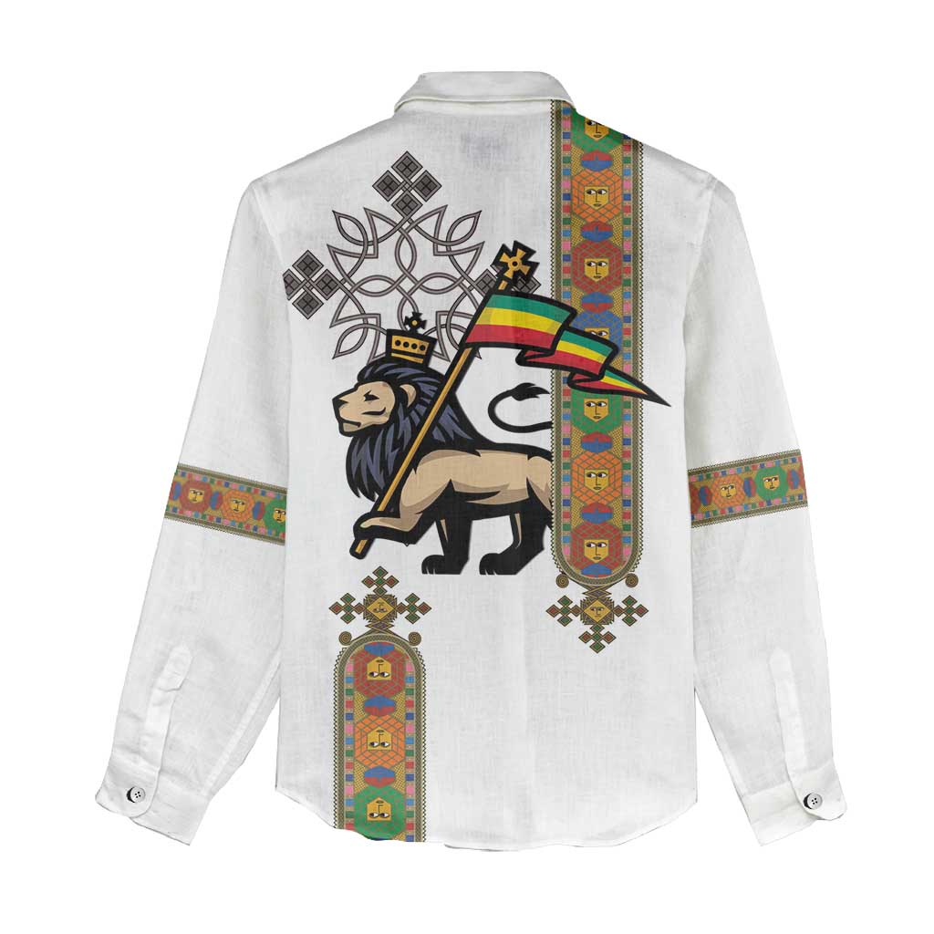 Ethiopia Saba Kemis Women Casual Shirt Lion Of Judah LT15