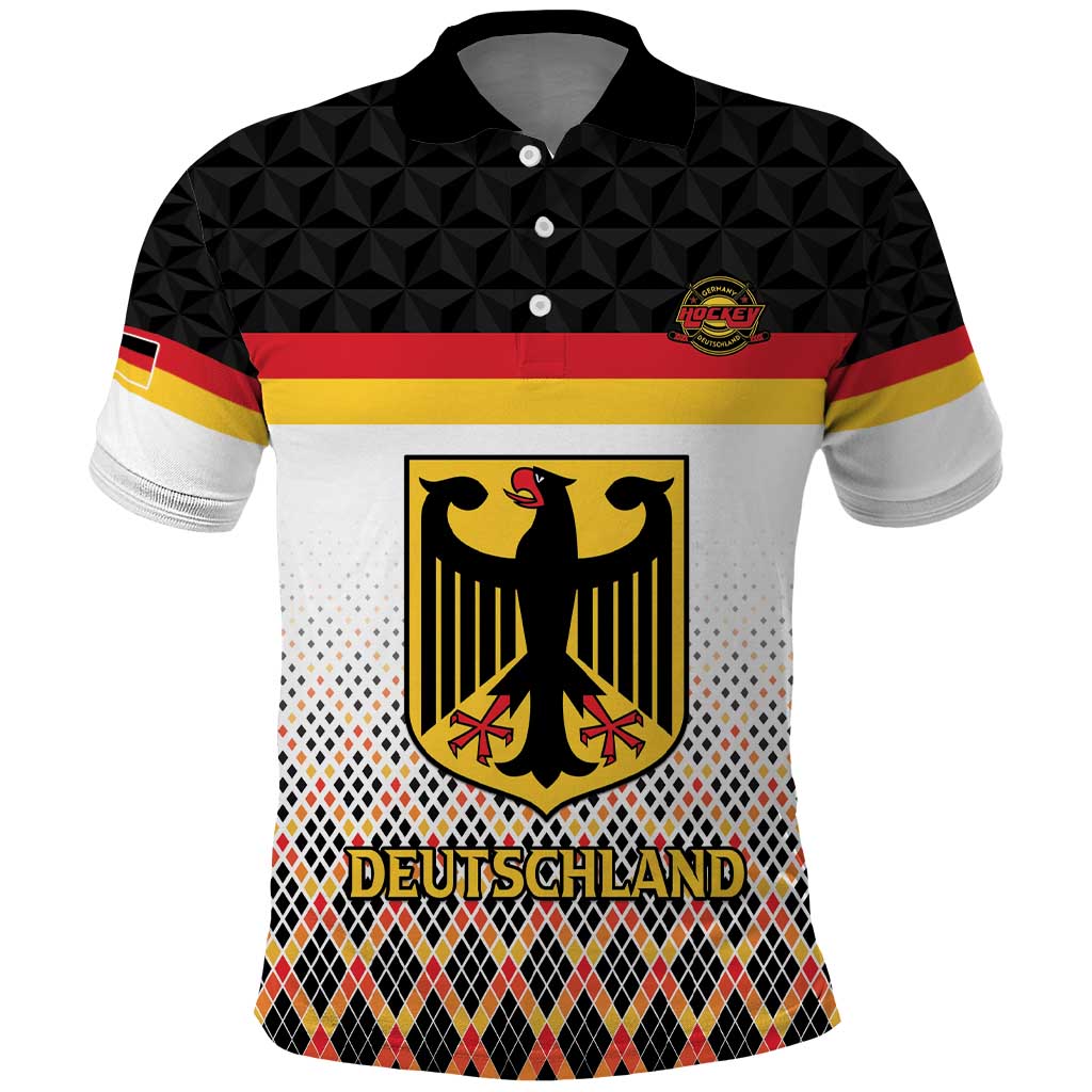Custom Germany Hockey Polo Shirt Go Trager der Adler LT15