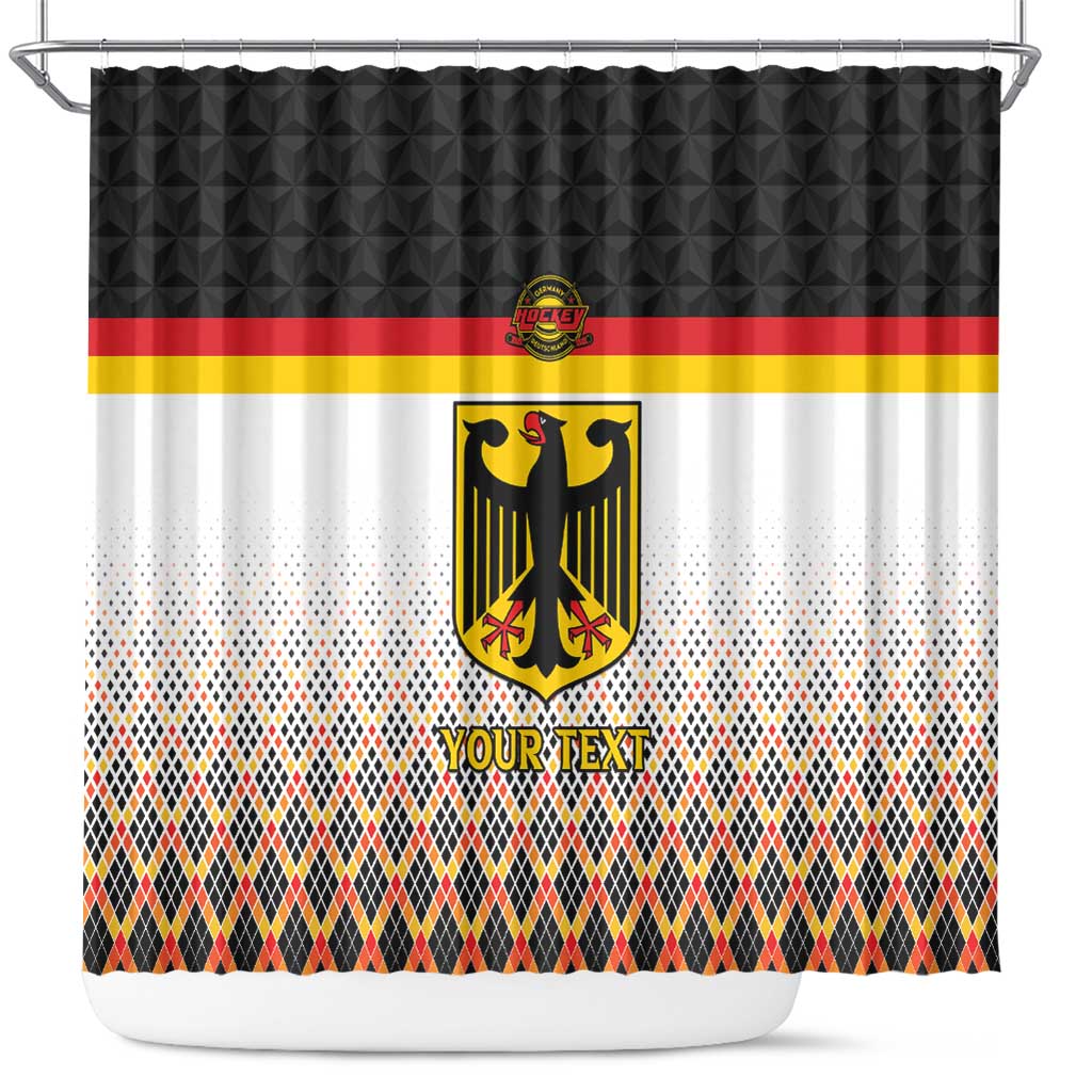 Custom Germany Hockey Shower Curtain Go Trager der Adler LT15