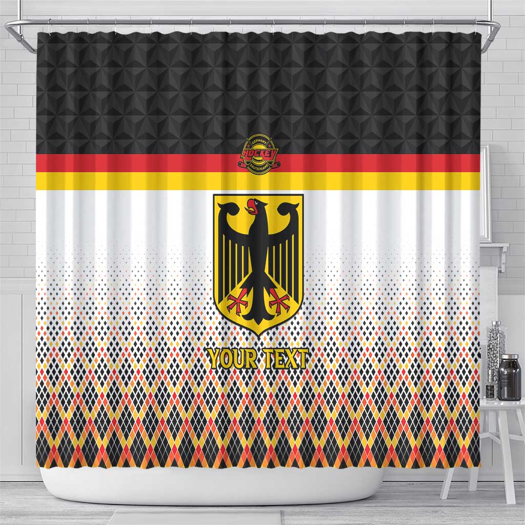 Custom Germany Hockey Shower Curtain Go Trager der Adler LT15