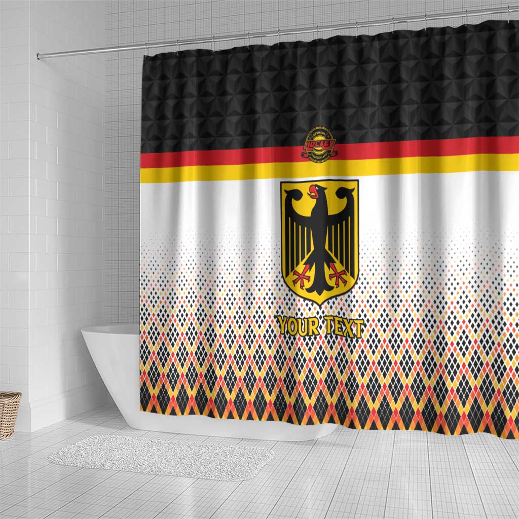 Custom Germany Hockey Shower Curtain Go Trager der Adler LT15