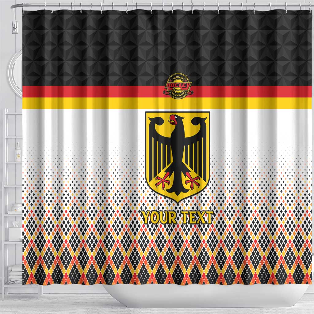 Custom Germany Hockey Shower Curtain Go Trager der Adler LT15
