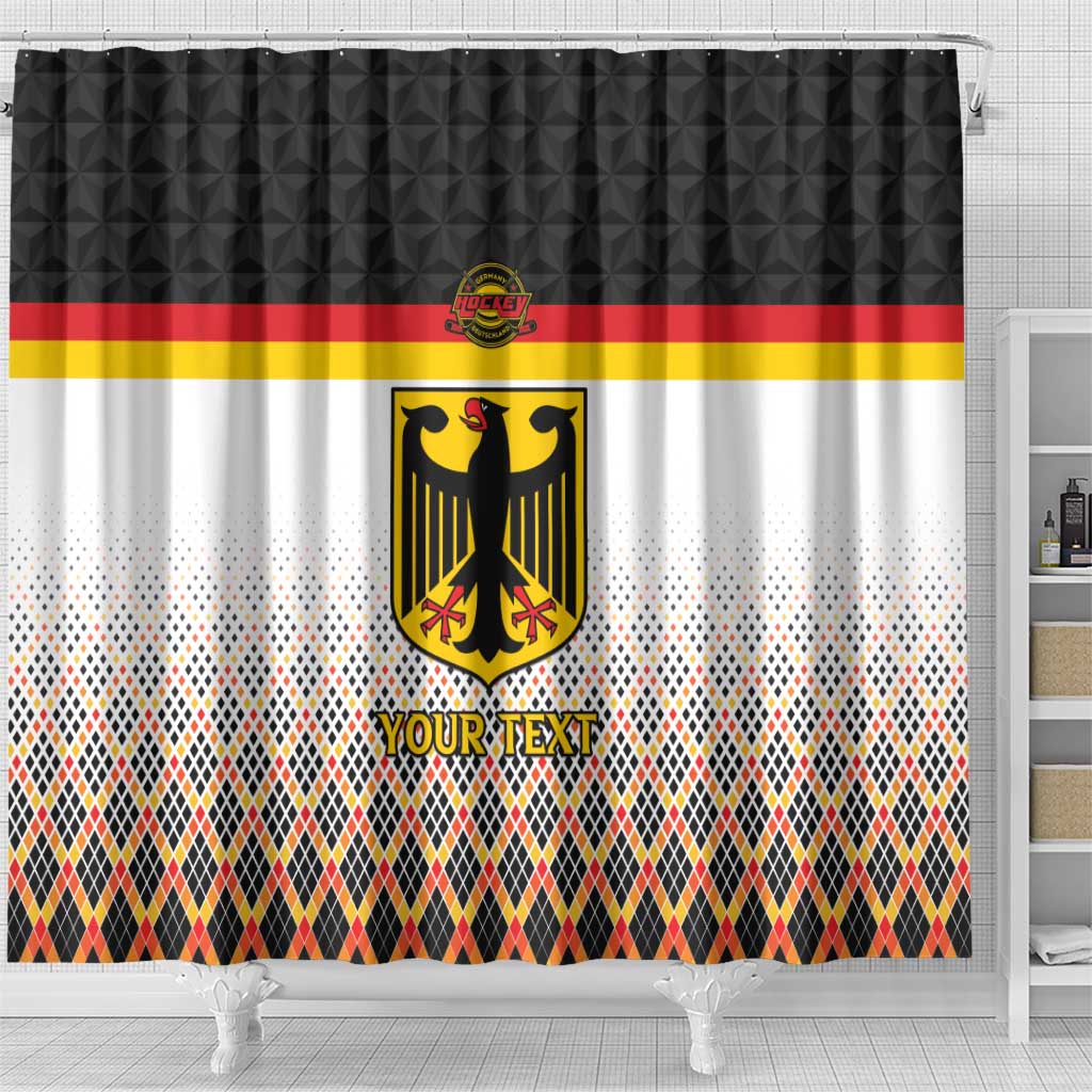 Custom Germany Hockey Shower Curtain Go Trager der Adler LT15