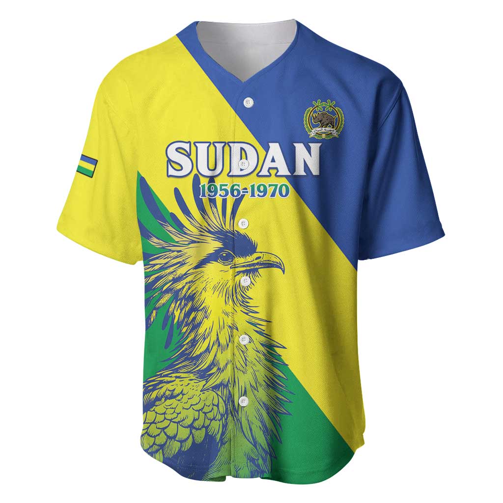 Personalized Sudan Baseball Jersey Coat Of Arms 1956-1970 LT15