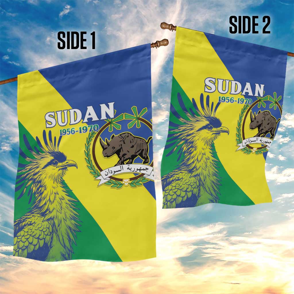 Personalized Sudan Garden Flag Coat Of Arms 1956-1970 LT15