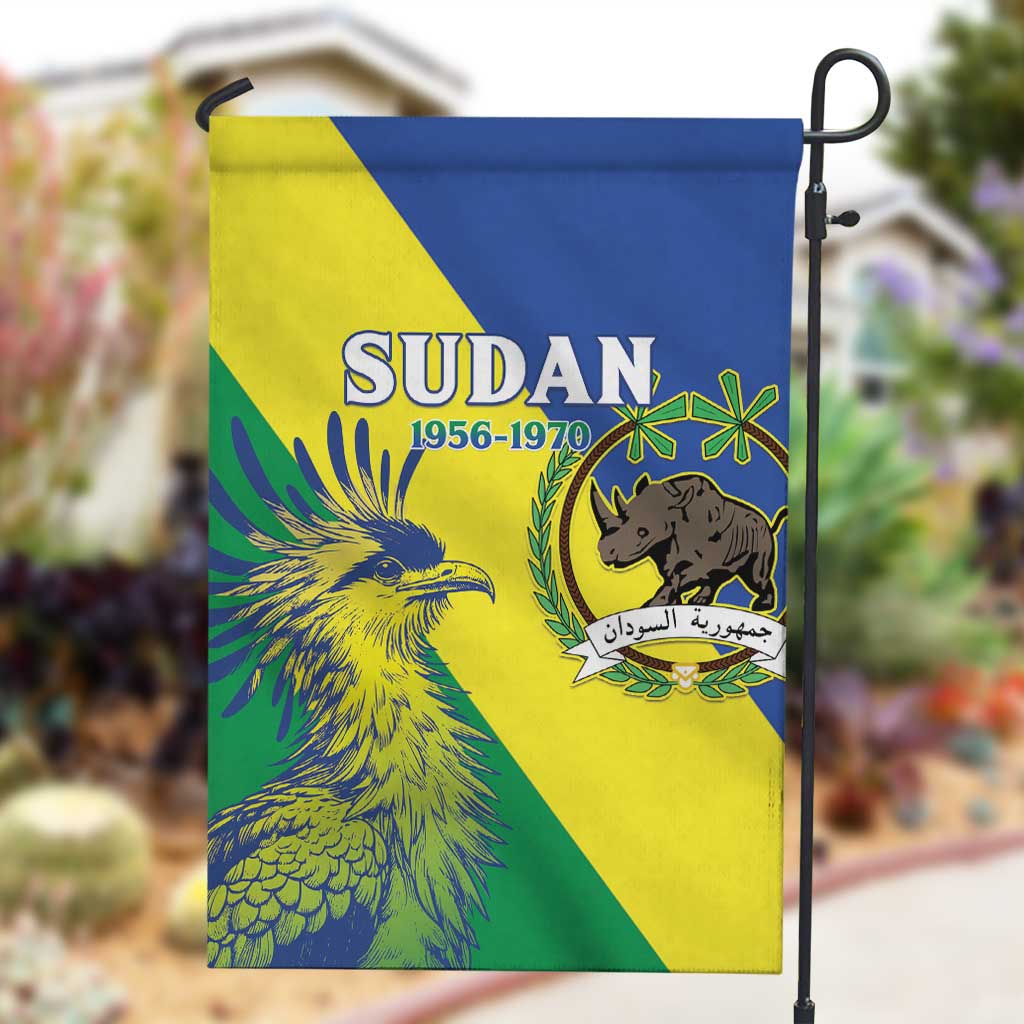 Personalized Sudan Garden Flag Coat Of Arms 1956-1970 LT15