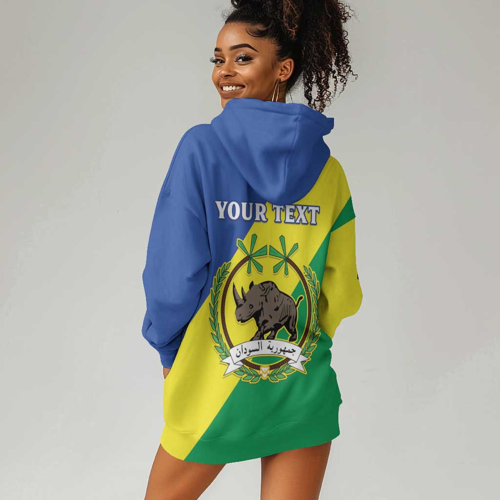 Personalized Sudan Hoodie Dress Coat Of Arms 1956-1970 LT15