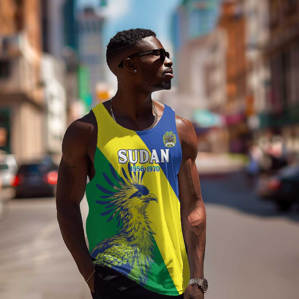 Personalized Sudan Men Tank Top Coat Of Arms 1956-1970 LT15