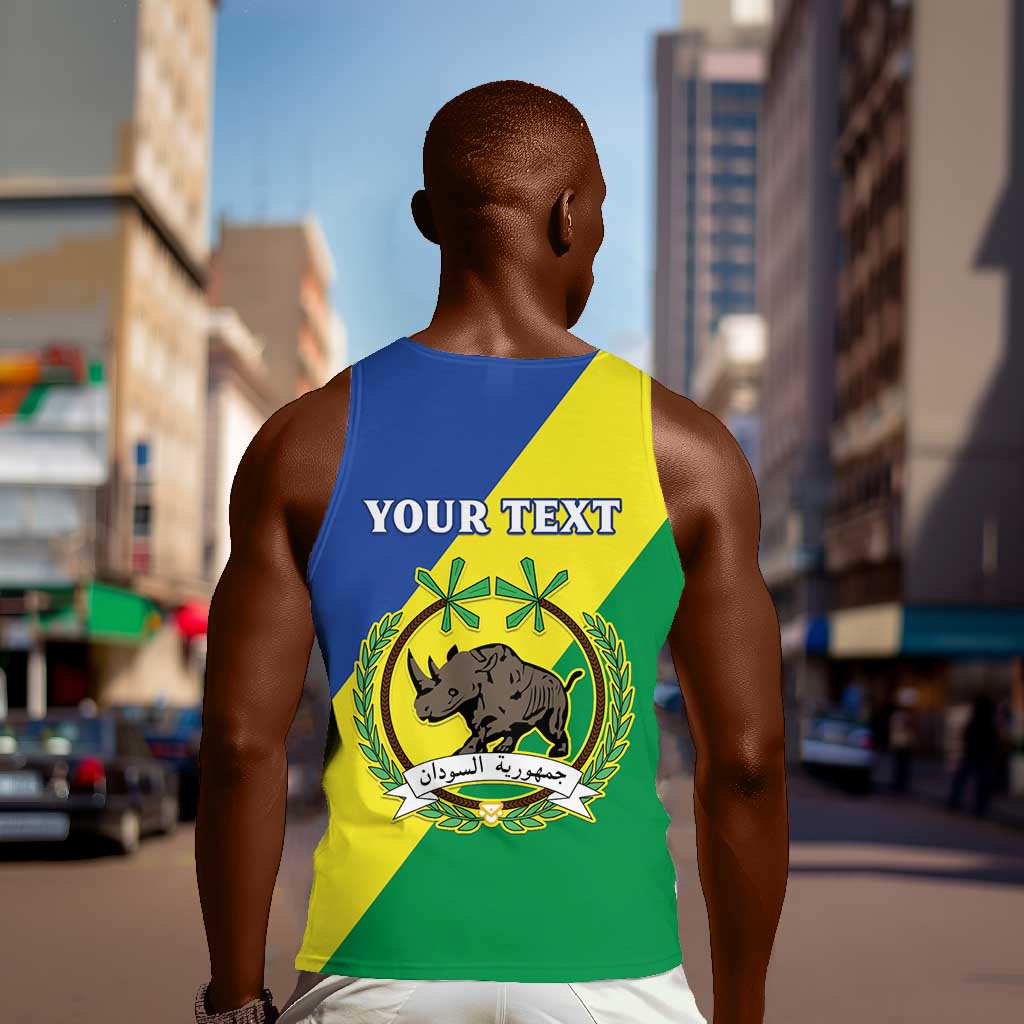 Personalized Sudan Men Tank Top Coat Of Arms 1956-1970 LT15