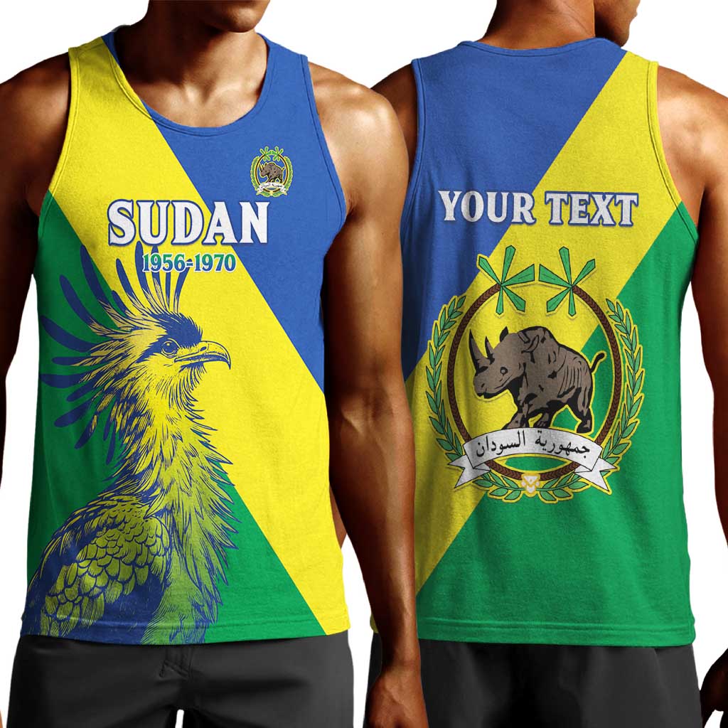 Personalized Sudan Men Tank Top Coat Of Arms 1956-1970 LT15