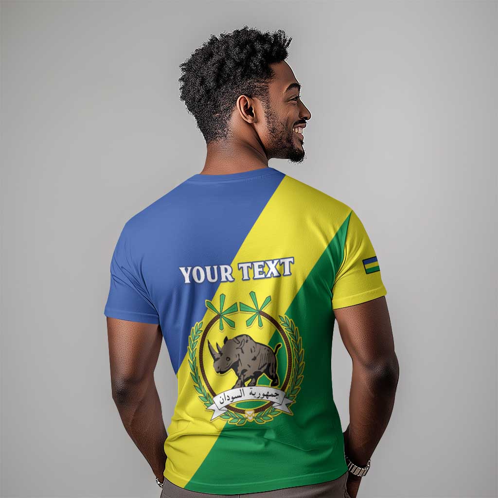 Personalized Sudan T shirt Coat Of Arms 1956-1970 LT15