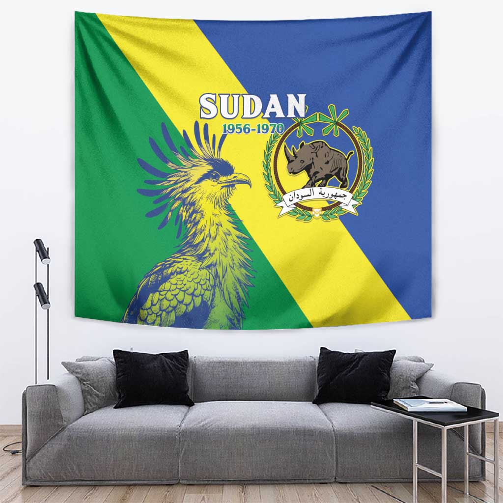 Personalized Sudan Tapestry Coat Of Arms 1956-1970 LT15