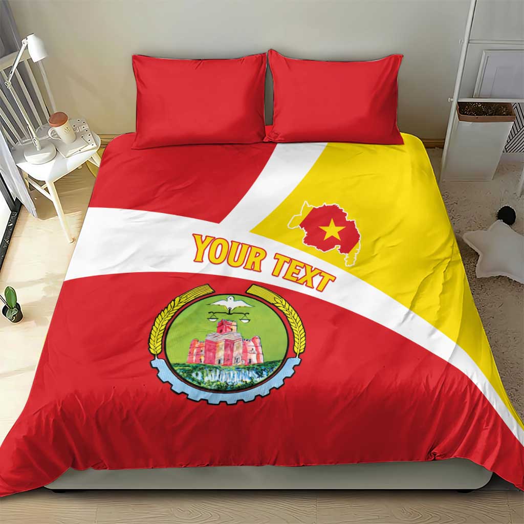 Personalized Amhara Region Bedding Set Coat Of Arms With Amhara Map LT15