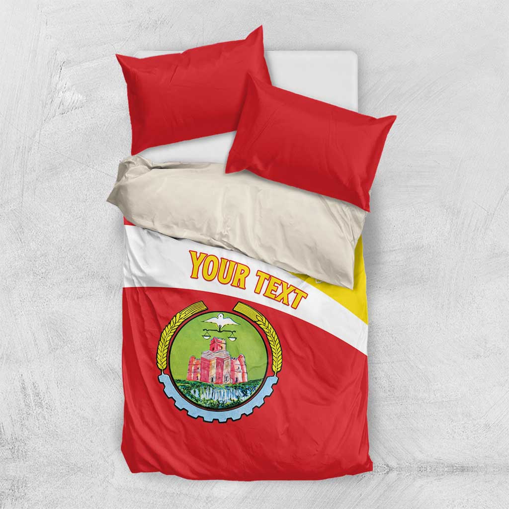 Personalized Amhara Region Bedding Set Coat Of Arms With Amhara Map LT15