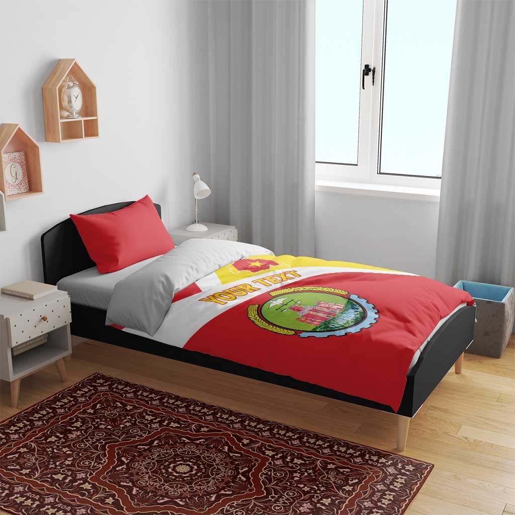 Personalized Amhara Region Bedding Set Coat Of Arms With Amhara Map LT15