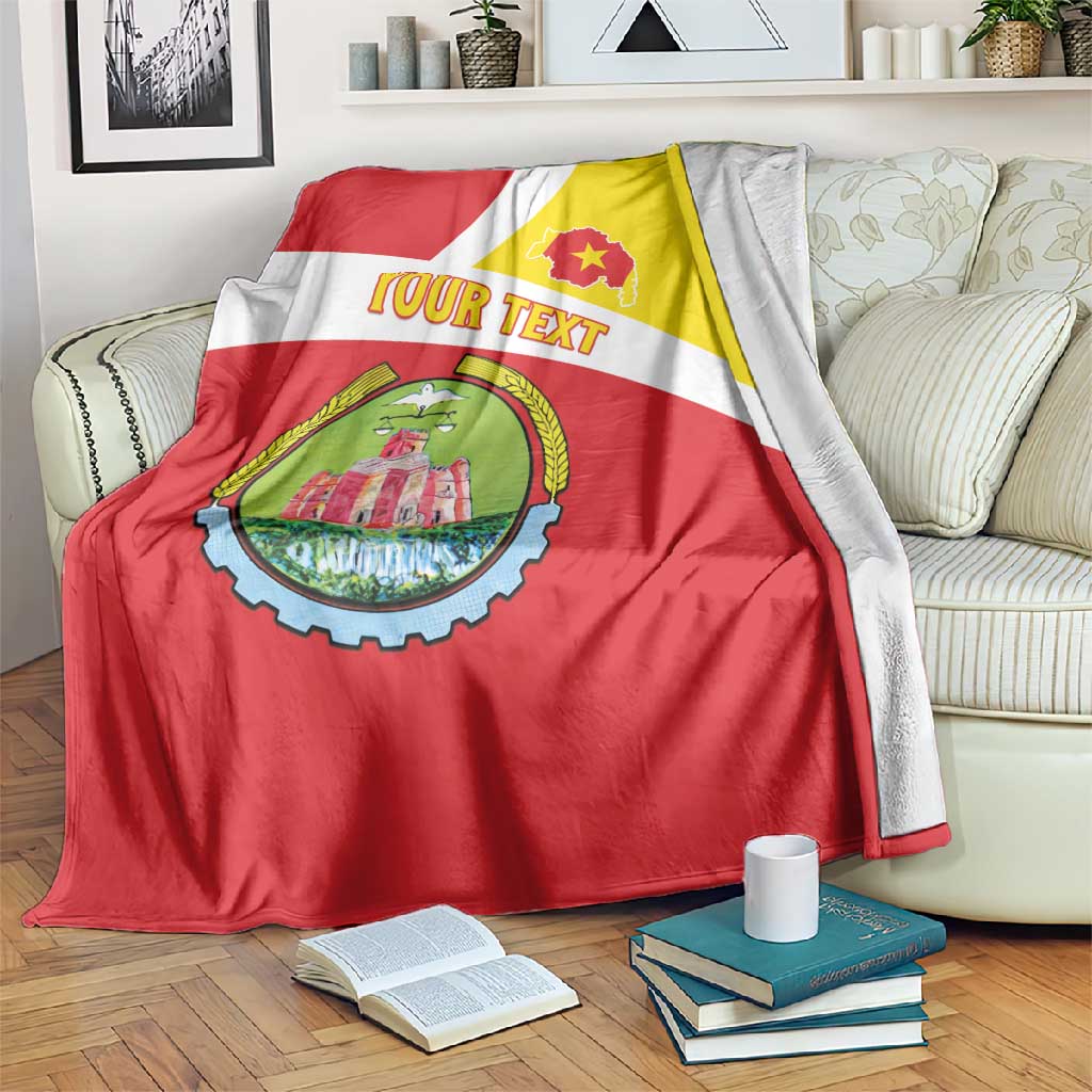Personalized Amhara Region Blanket Coat Of Arms With Amhara Map LT15