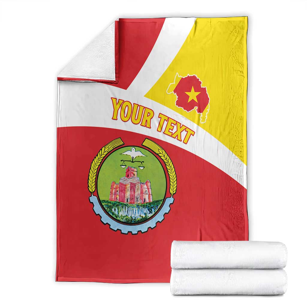 Personalized Amhara Region Blanket Coat Of Arms With Amhara Map LT15