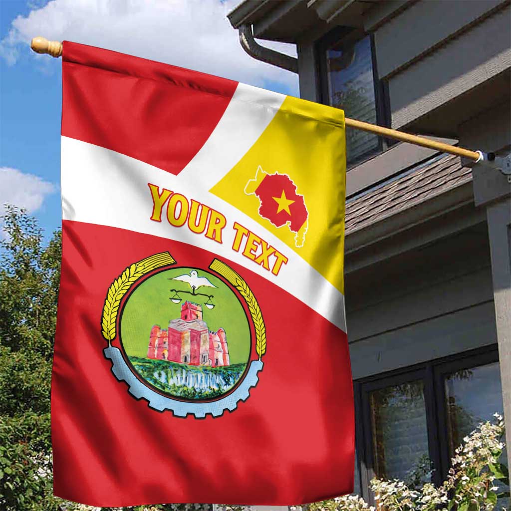 Personalized Amhara Region Garden Flag Coat Of Arms With Amhara Map LT15