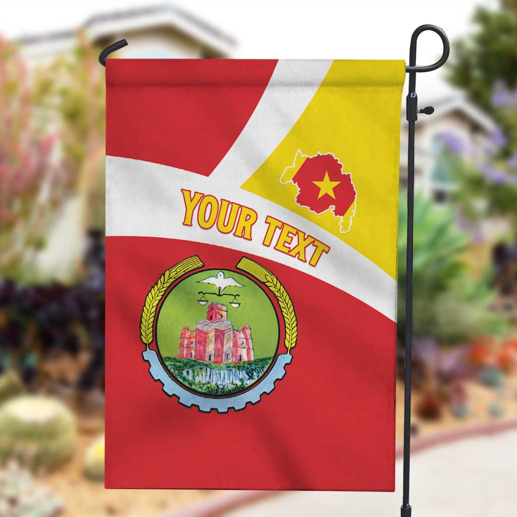 Personalized Amhara Region Garden Flag Coat Of Arms With Amhara Map LT15