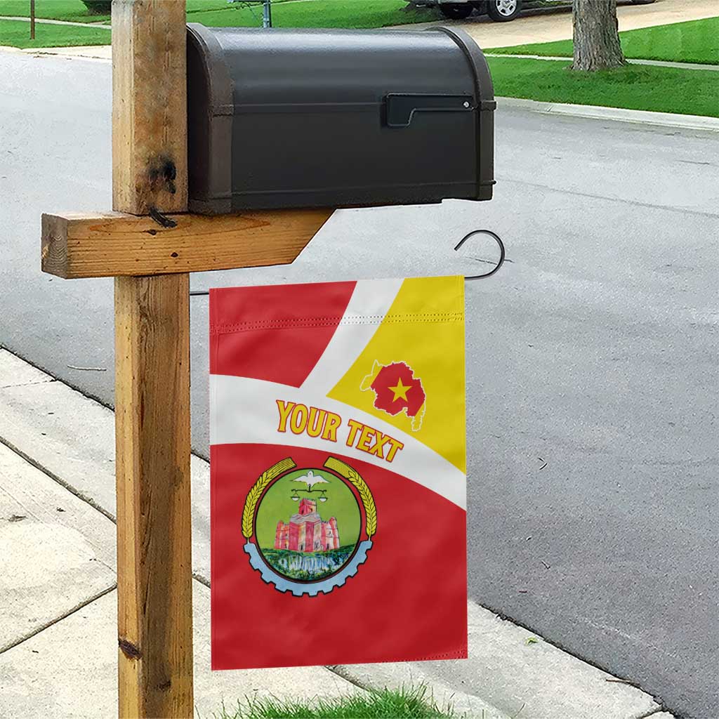 Personalized Amhara Region Garden Flag Coat Of Arms With Amhara Map LT15