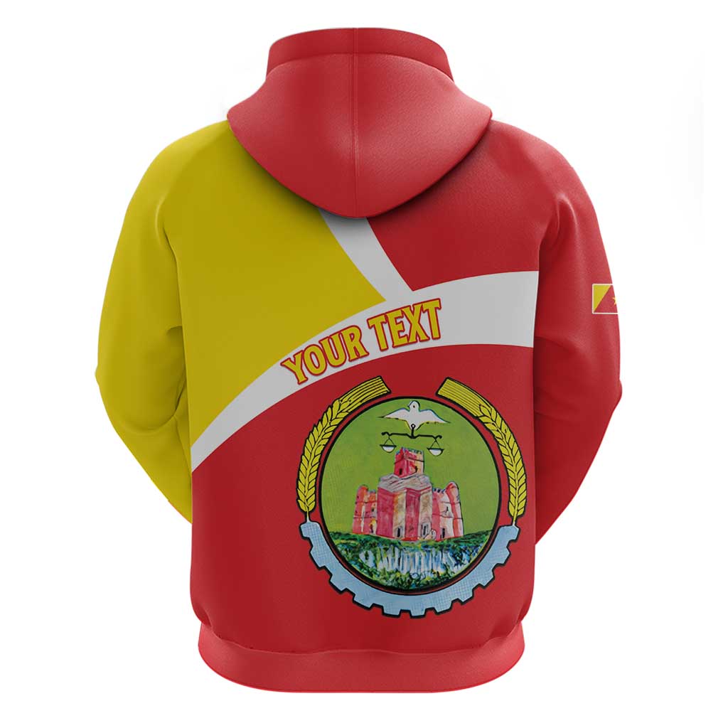 Personalized Ethiopia Amhara Region Hoodie Coat Of Arms With Map LT15