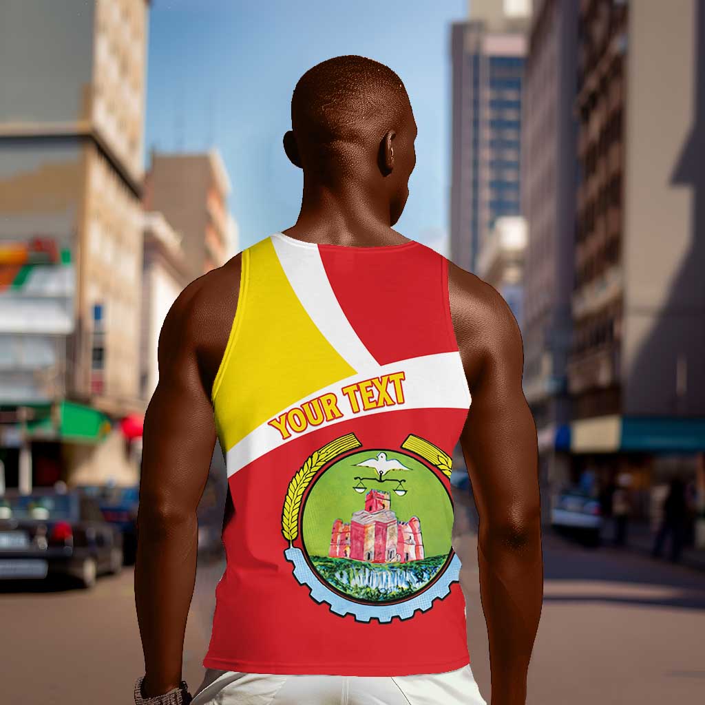 Personalized Amhara Region Men Tank Top Coat Of Arms With Amhara Map LT15