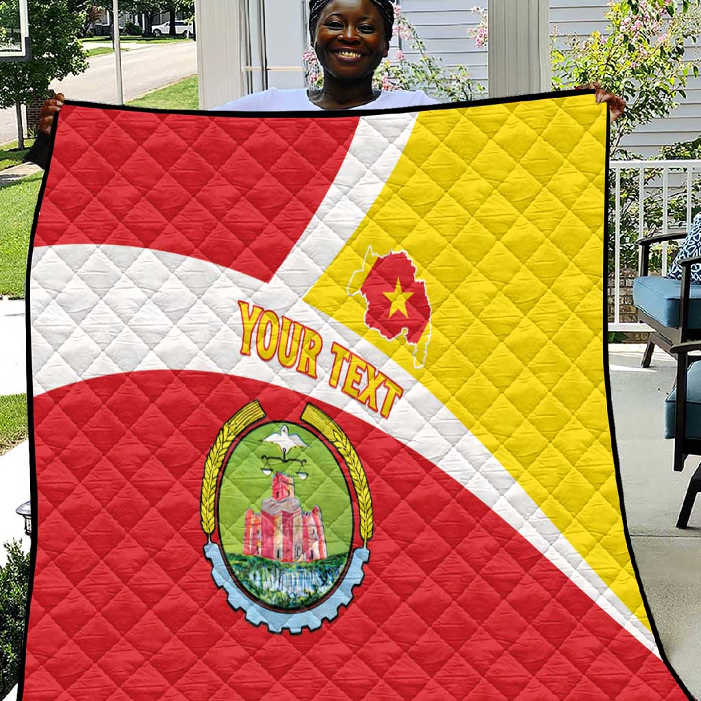Personalized Amhara Region Quilt Coat Of Arms With Amhara Map LT15