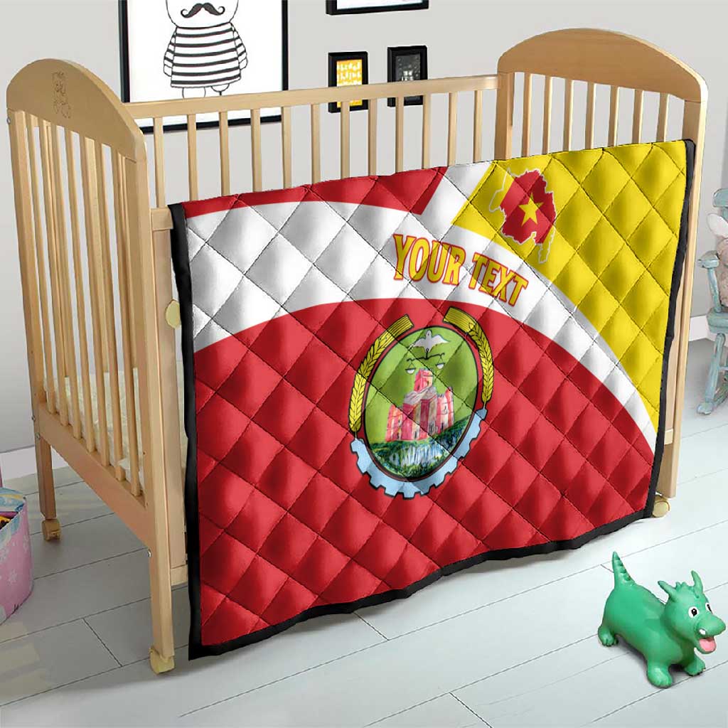 Personalized Amhara Region Quilt Coat Of Arms With Amhara Map LT15