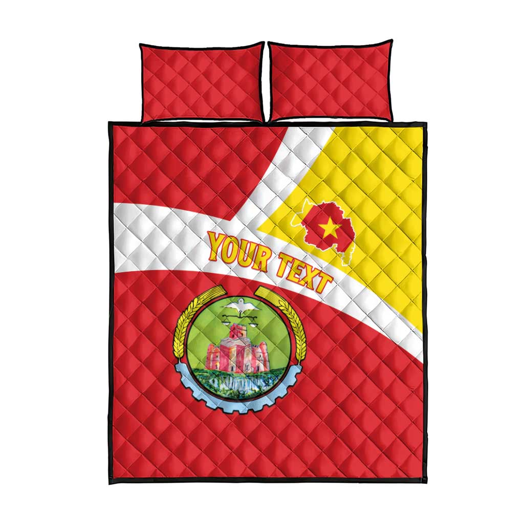 Personalized Amhara Region Quilt Bed Set Coat Of Arms With Amhara Map LT15