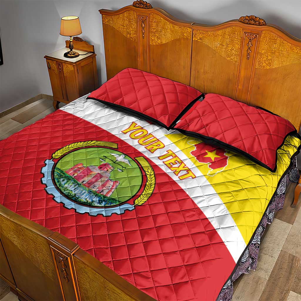 Personalized Amhara Region Quilt Bed Set Coat Of Arms With Amhara Map LT15