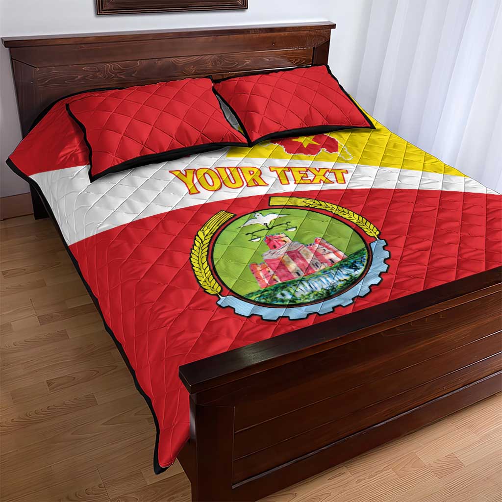Personalized Amhara Region Quilt Bed Set Coat Of Arms With Amhara Map LT15