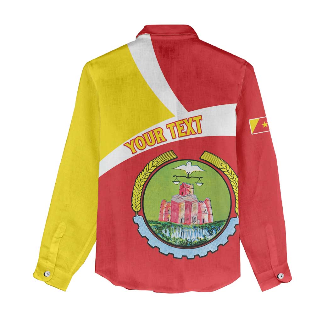 Personalized Amhara Region Women Casual Shirt Coat Of Arms With Amhara Map LT15