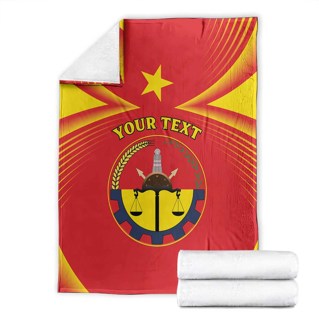 Personalized Tigray Region Blanket Coat Of Arms With Tigray Map LT15