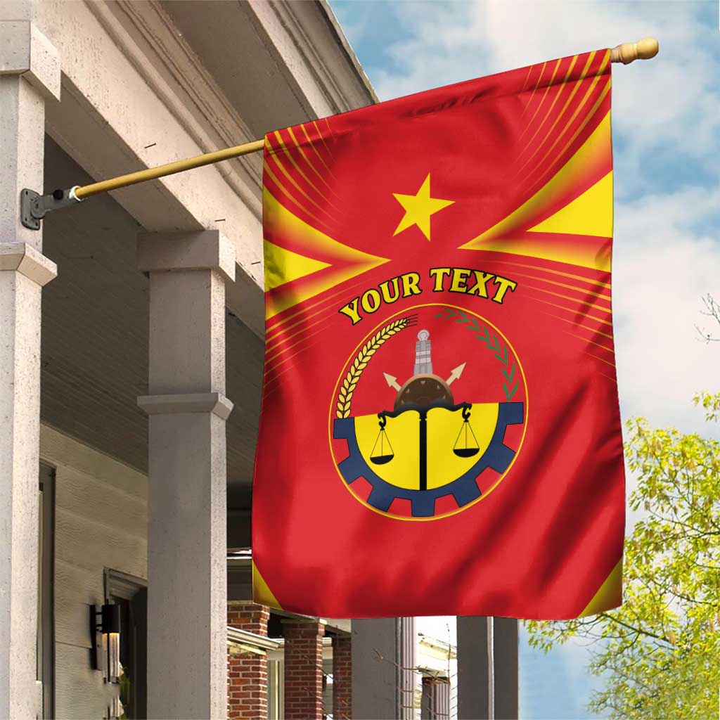 Personalized Tigray Region Garden Flag Coat Of Arms With Tigray Map LT15