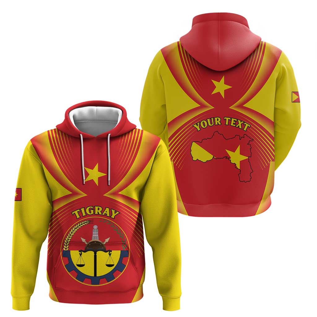 Personalized Ethiopia Tigray Region Hoodie Coat Of Arms With Map LT15