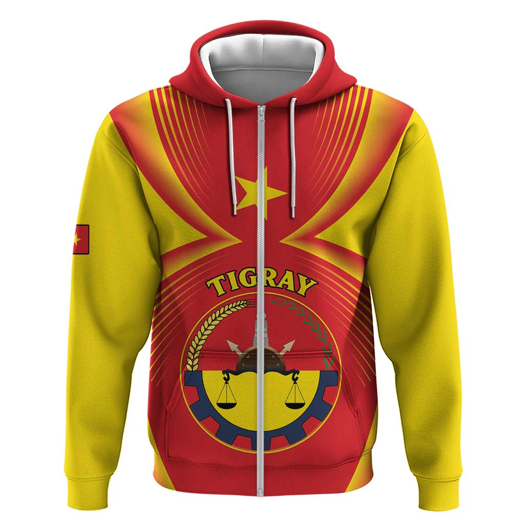 Personalized Ethiopia Tigray Region Hoodie Coat Of Arms With Map LT15