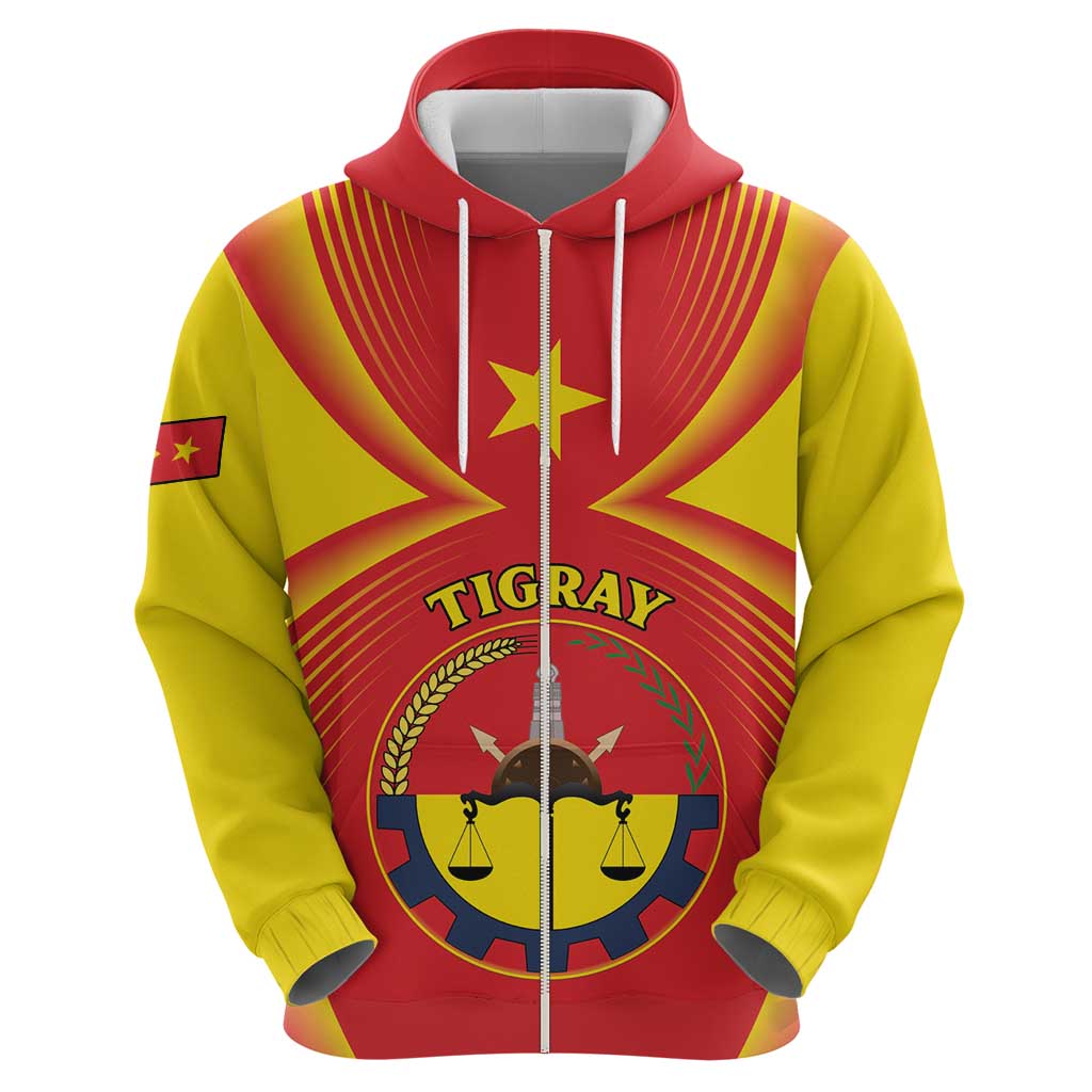 Personalized Ethiopia Tigray Region Hoodie Coat Of Arms With Map LT15