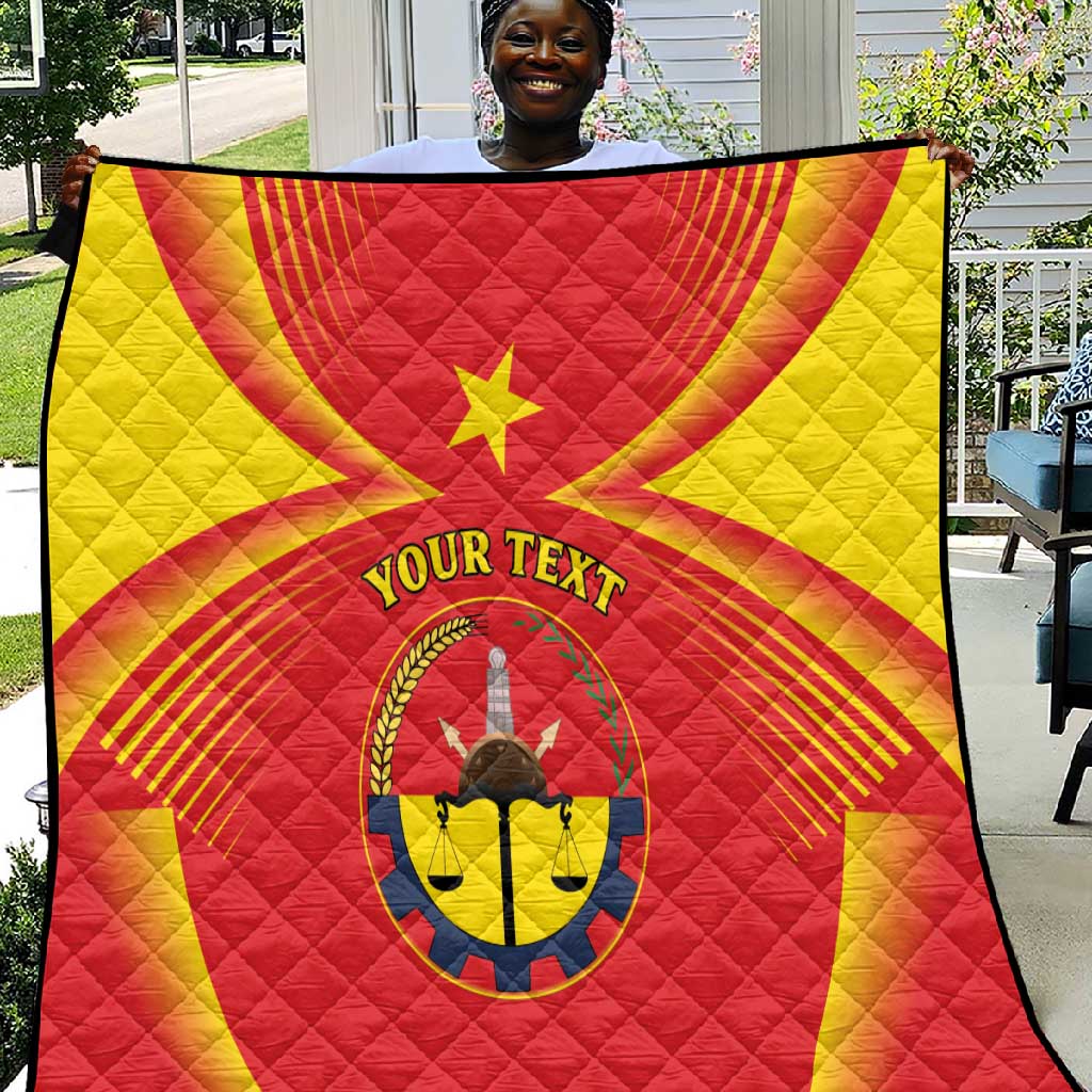 Personalized Tigray Region Quilt Coat Of Arms With Tigray Map LT15