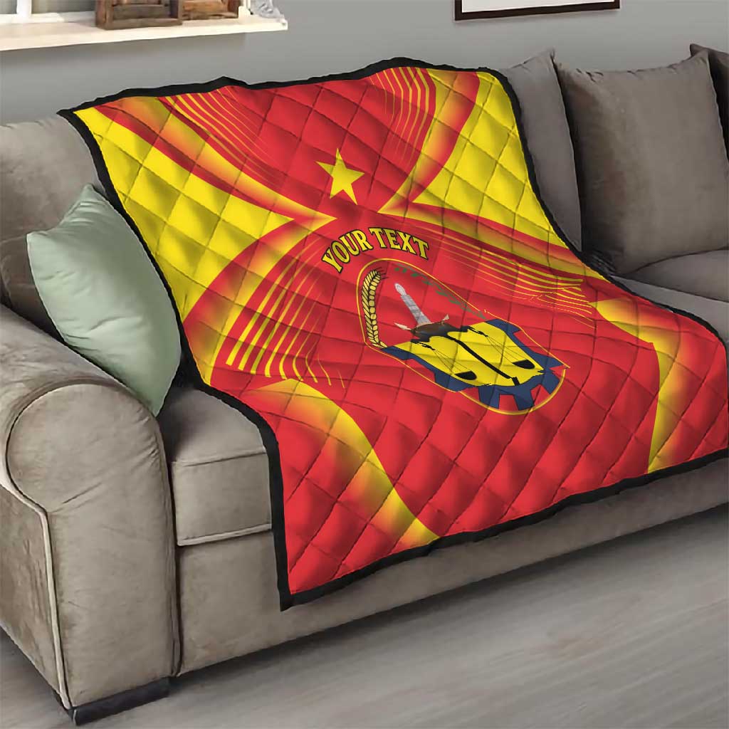 Personalized Tigray Region Quilt Coat Of Arms With Tigray Map LT15