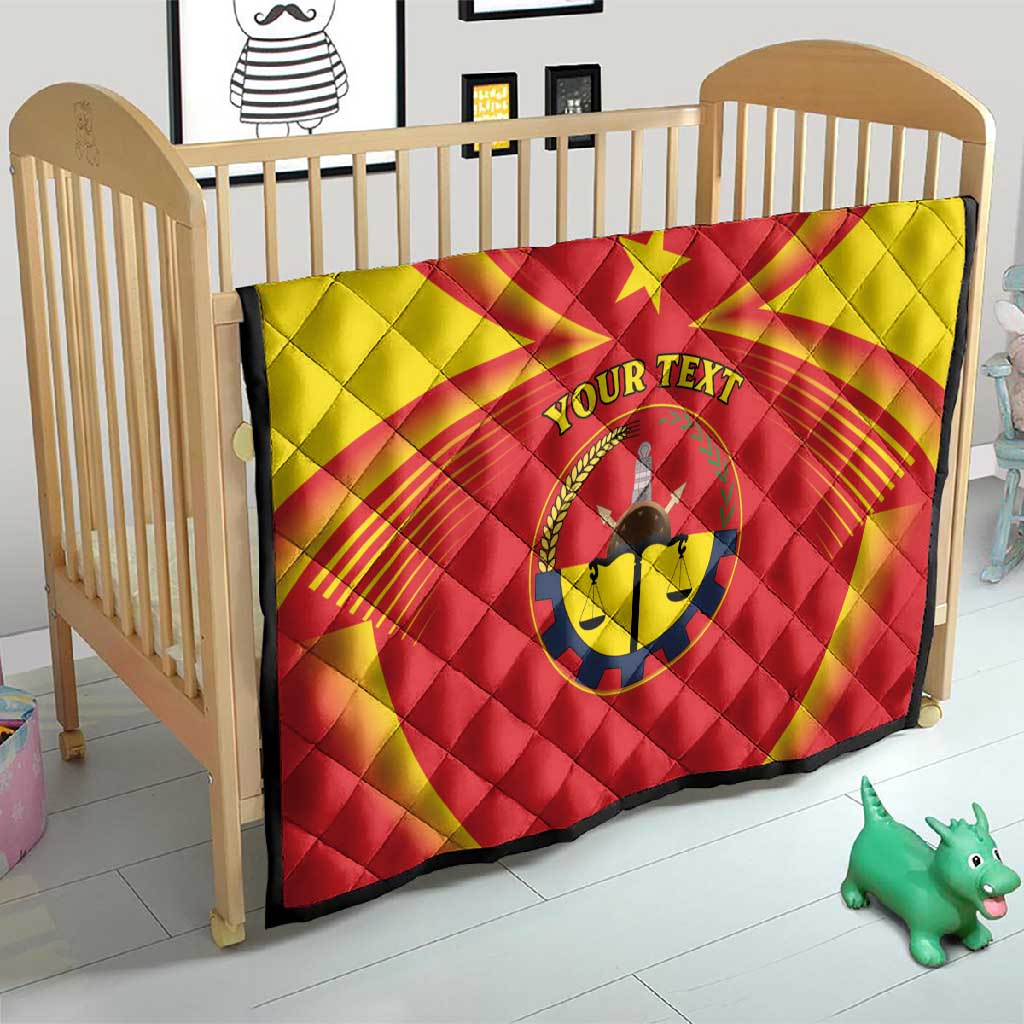 Personalized Tigray Region Quilt Coat Of Arms With Tigray Map LT15