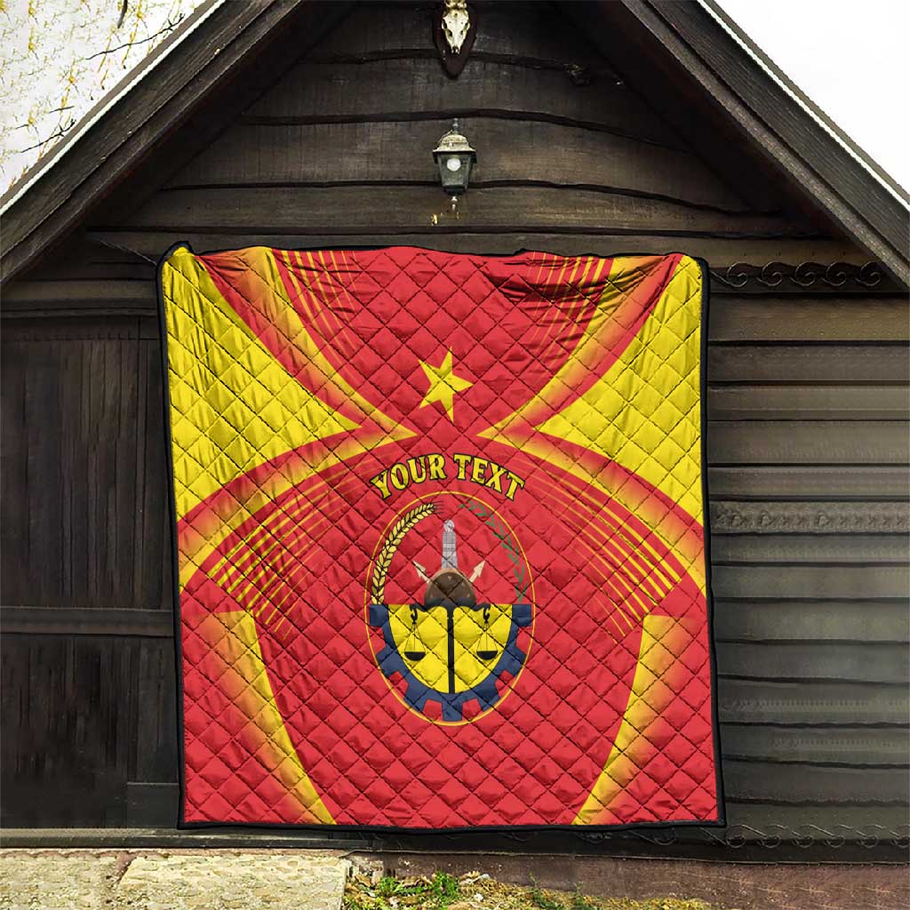 Personalized Tigray Region Quilt Coat Of Arms With Tigray Map LT15