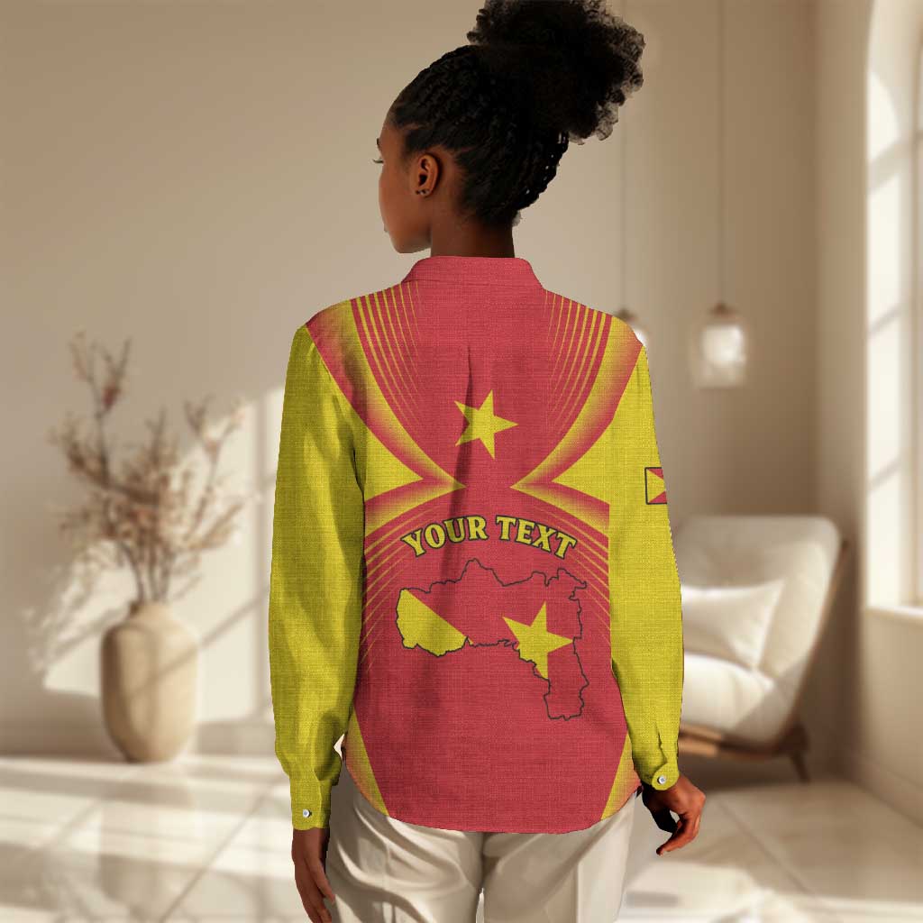 Personalized Tigray Region Women Casual Shirt Coat Of Arms With Tigray Map LT15