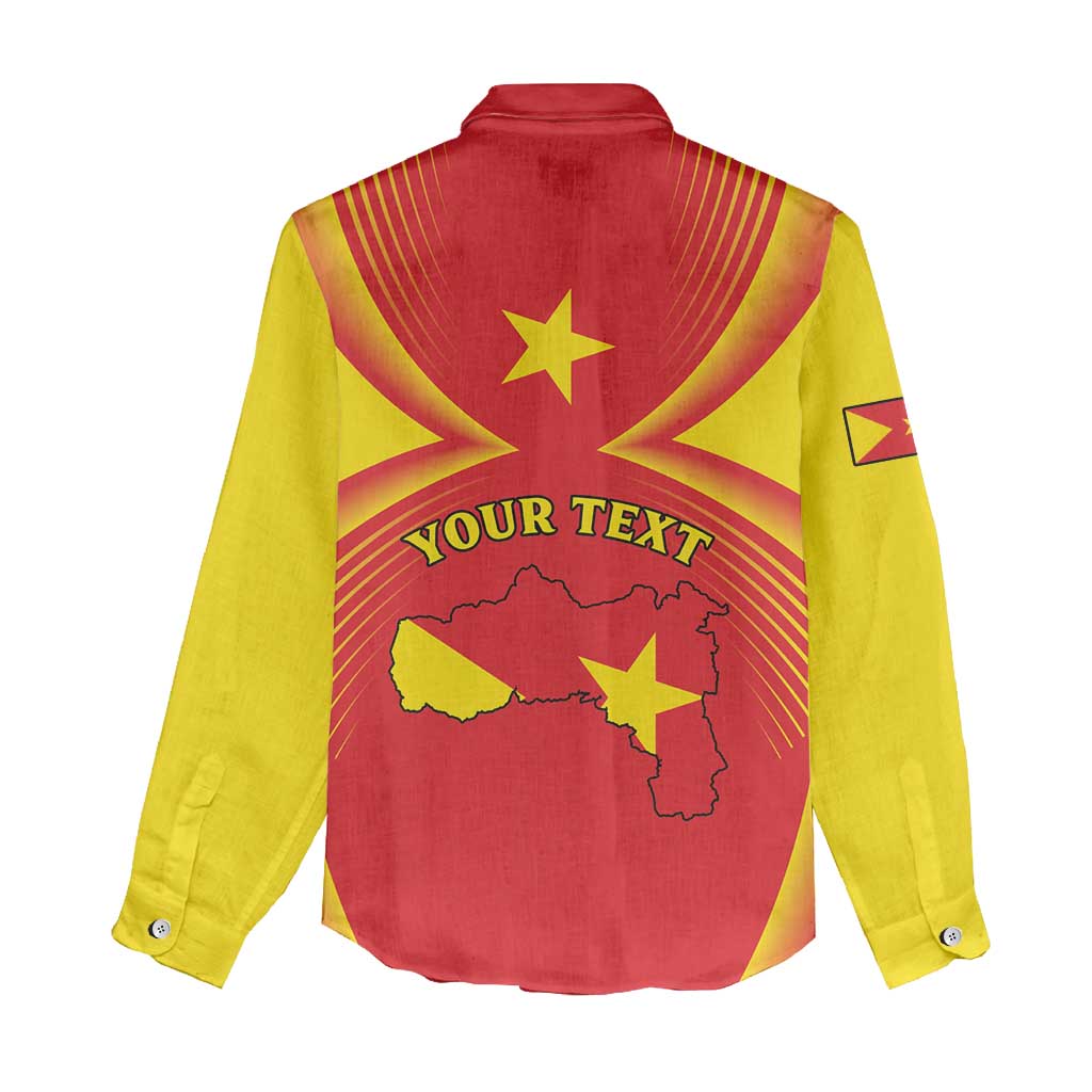 Personalized Tigray Region Women Casual Shirt Coat Of Arms With Tigray Map LT15