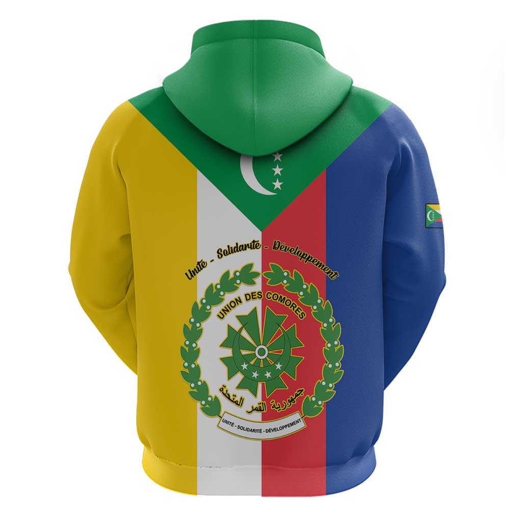 Comoros Hoodie Coat Of Arms Flag Style LT15
