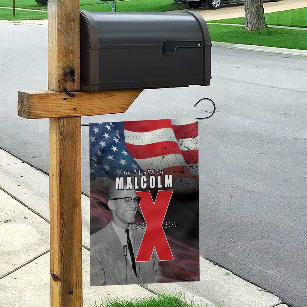 100 Years of Malcolm X Garden Flag His Legacy for Black LT15