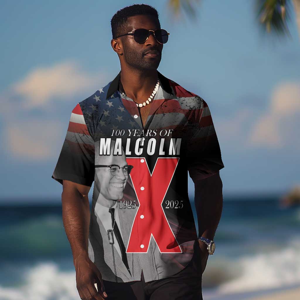 100 Years of Malcolm X Hawaiian Shirt His Legacy for Black LT15