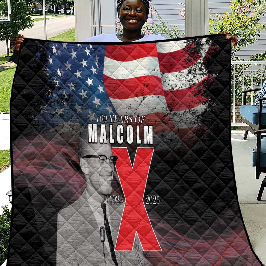 100 Years of Malcolm X Quilt His Legacy for Black LT15